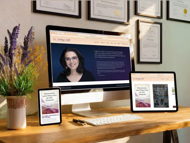 Dr. Kathryn Hall website by MedWell Digital