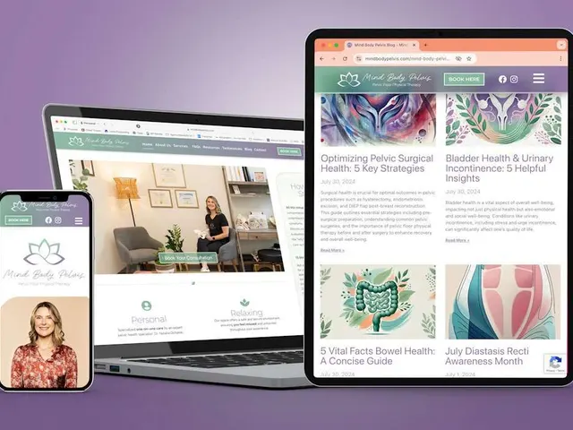 Mind Body Pelvis website by MedWell Digital