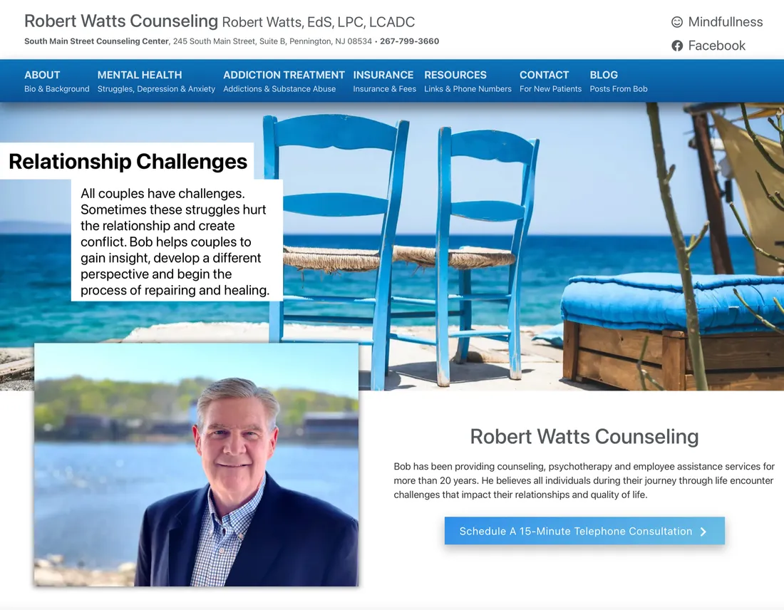 R&W Counseling brand identity