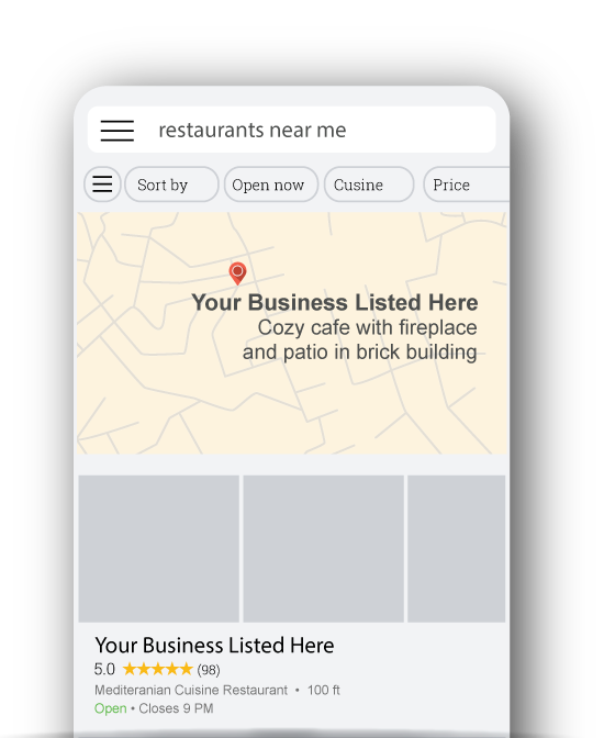 Get your business listed on Google to Increase Website Traffic